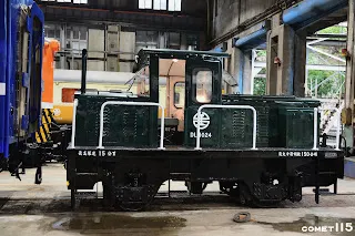 牽引遊園車的DL-1024塗裝顏色採用高廠現役時期曾用過的綠色