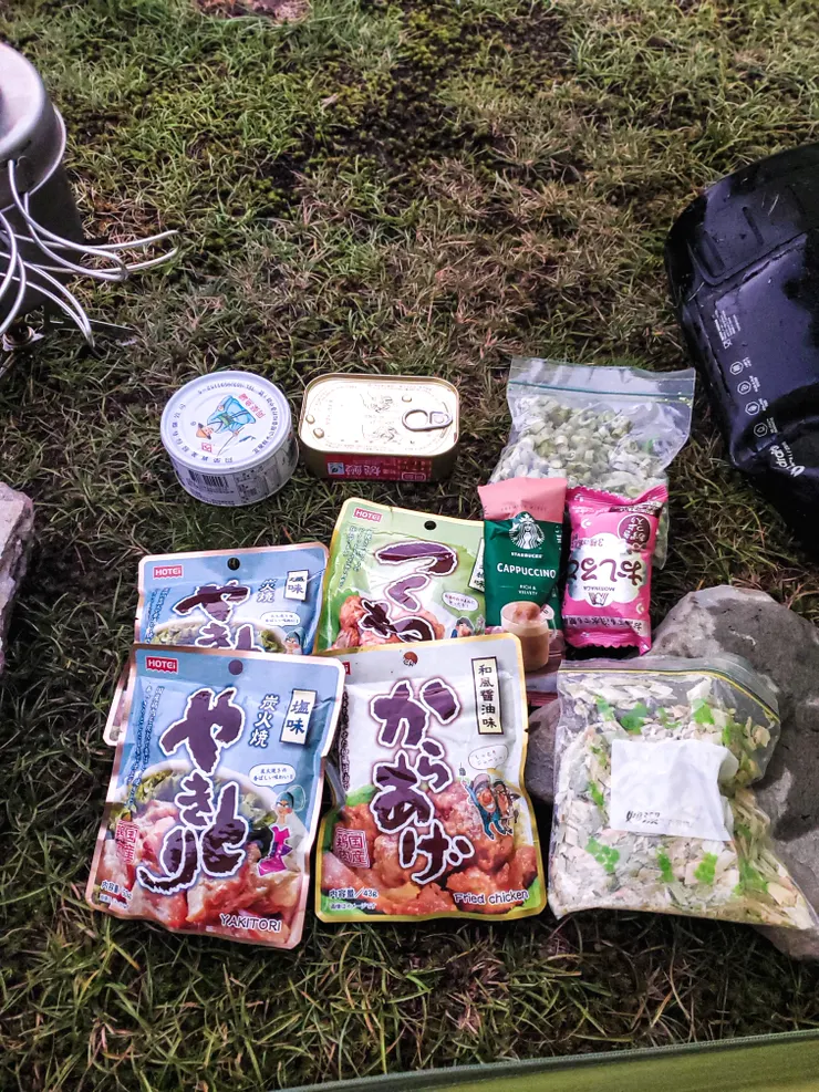 我和隊友的晚餐們～等下把你們煮香香都吃下肚！