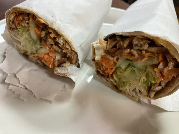 好吃的doner kebab wrap