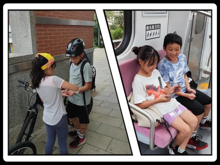 富岡站前\返程火車上