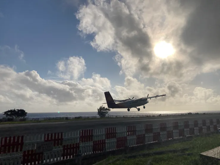 飛機停飛是常有的事。（筆者攝影）