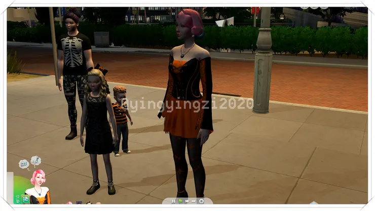 萬聖節氣氛的衣服（？）