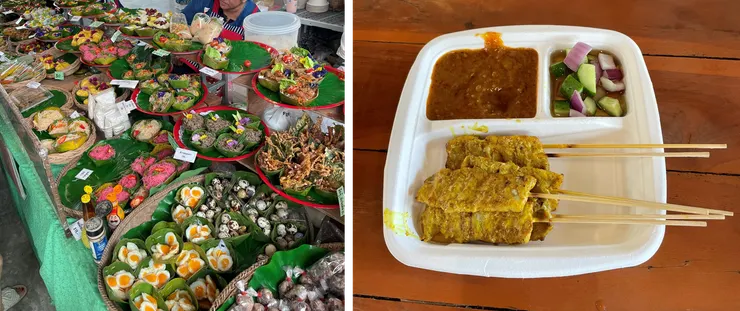 Jing Jai Market 農夫市集+用餐區。