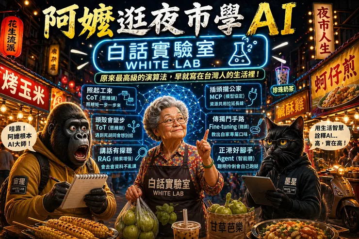 圖片來源：White-Lab 製作（AI 生成／Canva 設計） 