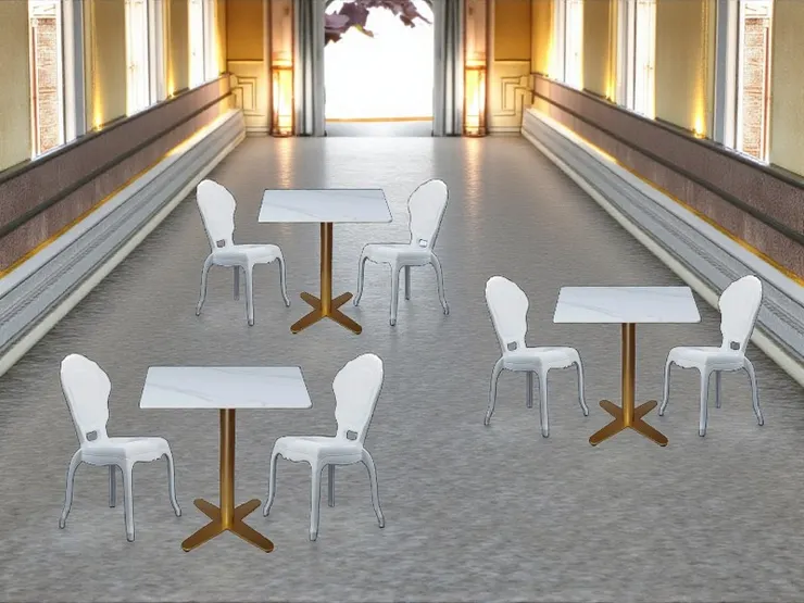 可放戶外巴洛克風格pc餐椅