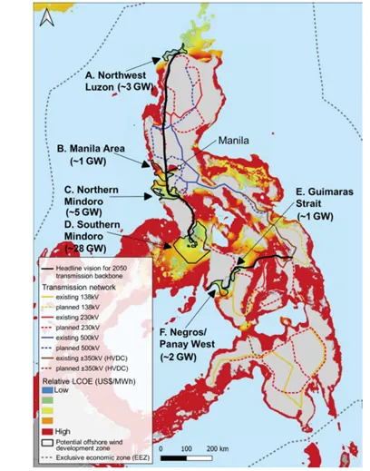 source: World Bank, Offshore Wind Roadmap for the Philippines