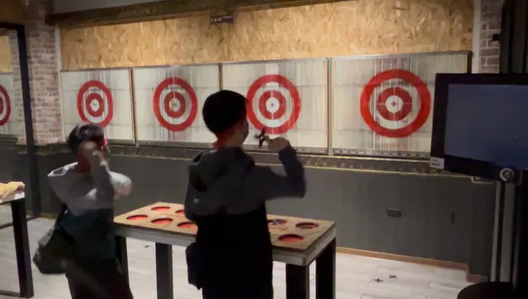 忍者村關卡之一 <苦無射擊>