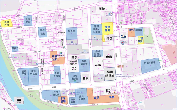 建案彙整(地籍圖資網路便民服務系統、作者整理)