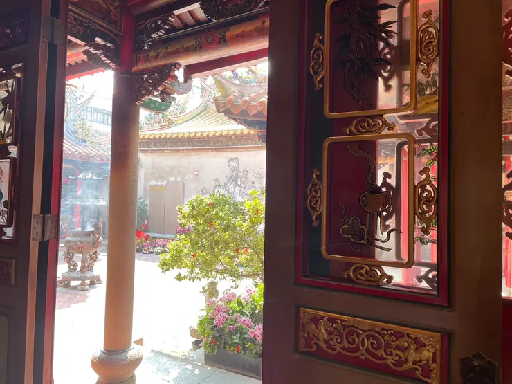 媽祖廟內景色