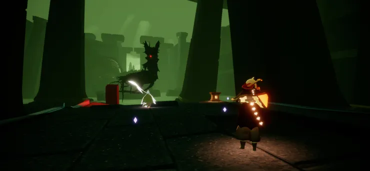 被鎖定目標的光鰩