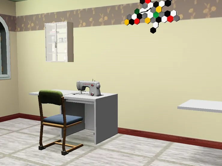 一般來說縫紉機前的椅子都不好坐，血汗工廠嘛，所以我選了很好坐舒服的椅子，長時間使用都不辛苦。