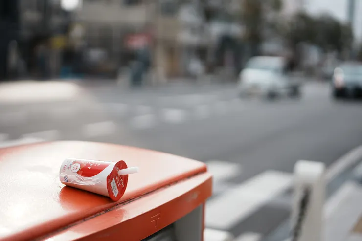 日本大部分的地區真的很乾淨，但有時還是會有垃圾出現，只是機率真的很低