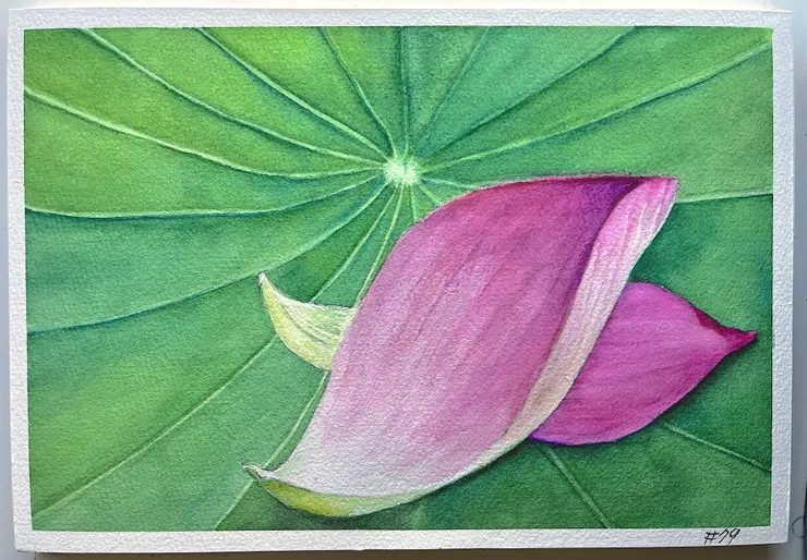 YHCC@水彩練習W79, 26x18cm, FEB2025