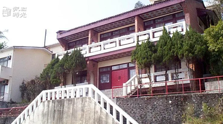 後毀於921地震的涵碧樓  圖片來自聯合報1999年拍攝