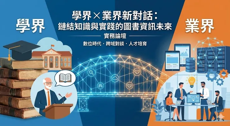 學界 × 業界新對話：鏈結知識與實踐的圖書資訊未來