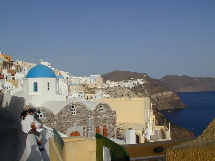   去聖托里尼已是20年前了，希望帶著我的新單眼去拍新回憶/Aunt Kaki