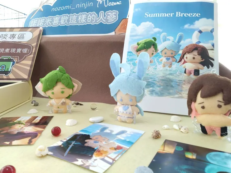 新世界狂歡的御三家，這次也被諾諾米拿來當「動物泳裝」系列第一梯次出場的人物啦～