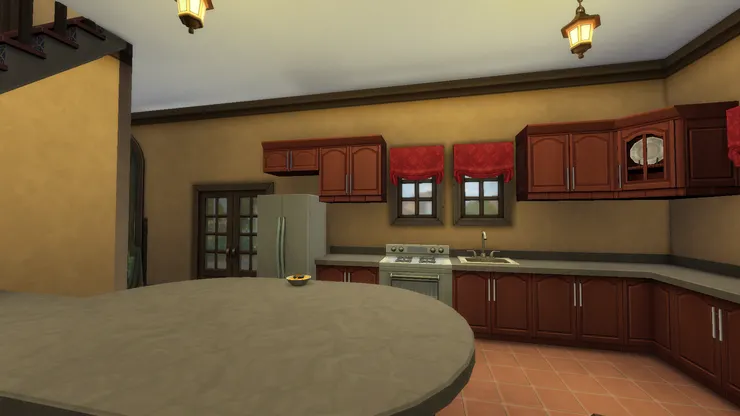 很美但不是我理想中的廚房。