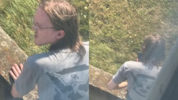 反狙擊小組於17時14分目擊到槍手的可疑行為並拍照(圖片來源：Fox News)