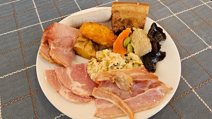 高雄圓山大飯店的早餐都是我愛吃的食物!