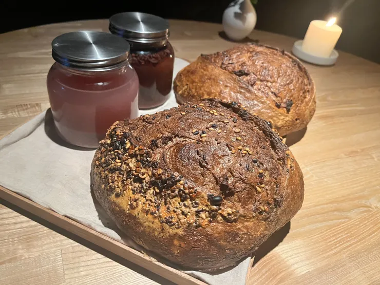 兩種麵包，可愛吧。