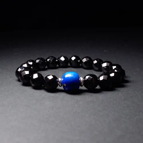 青金石與尖晶 智勇之石 男士手鍊