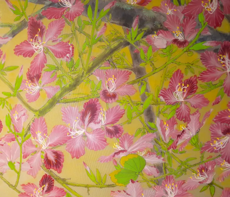 〈暖春三月〉局部－羊蹄甲