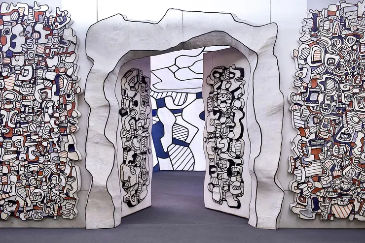 通向「邏輯之室」(le Cabinet logologique)前需經過的雙扇門。