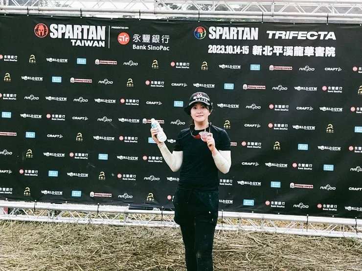 第一個斯巴達獎牌入手。