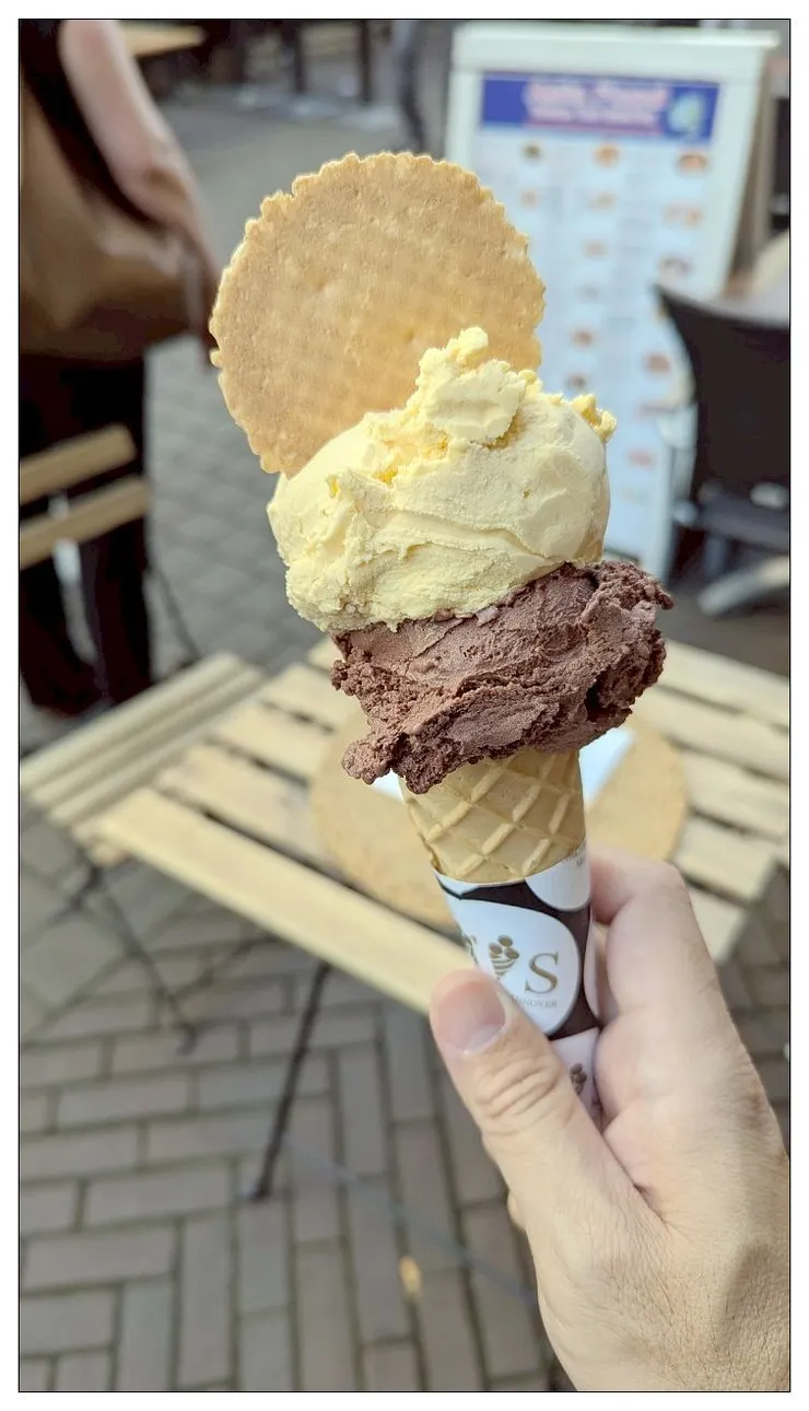 歐洲的義式冰淇淋, 真材實料