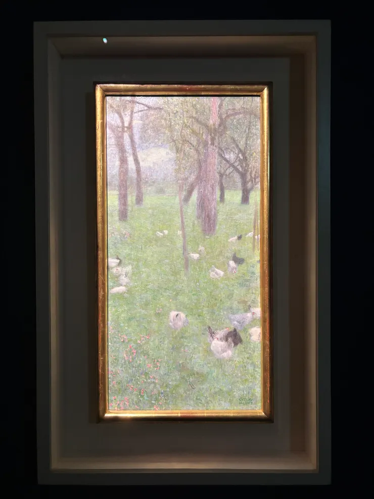 克林姆作品《雨後》