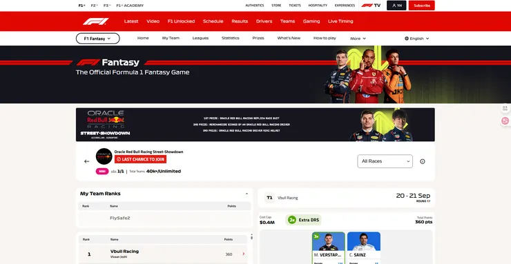 新的迷你聯盟：Oracle Red Bull Racing Street-Showdown