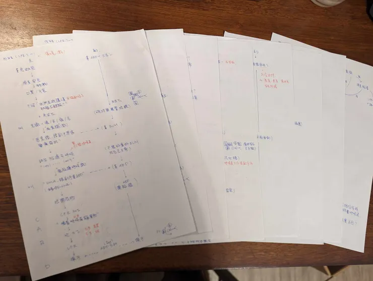 我整理的術科流程