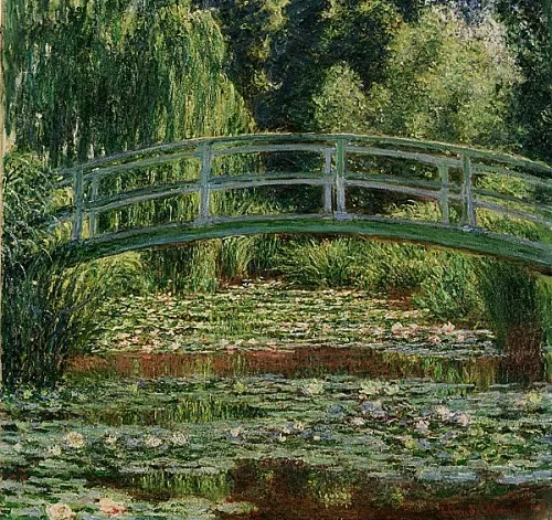  吉維尼的日本橋及睡蓮池,1899,Monet422, 美國 賓州費城藝術博物館