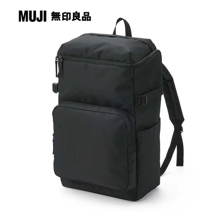 無印良品 MUJI可減輕肩膀負擔 潑水加工 上開式後背包 