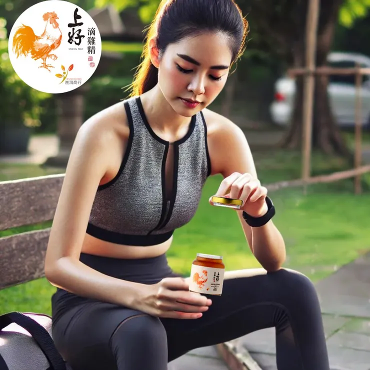 健身後的最佳營養補充：上好滴雞精，中草藥飼養五個月熟齡雞，快速補充蛋白質與能量，SGS檢驗無藥物殘留，6000萬產物險讓