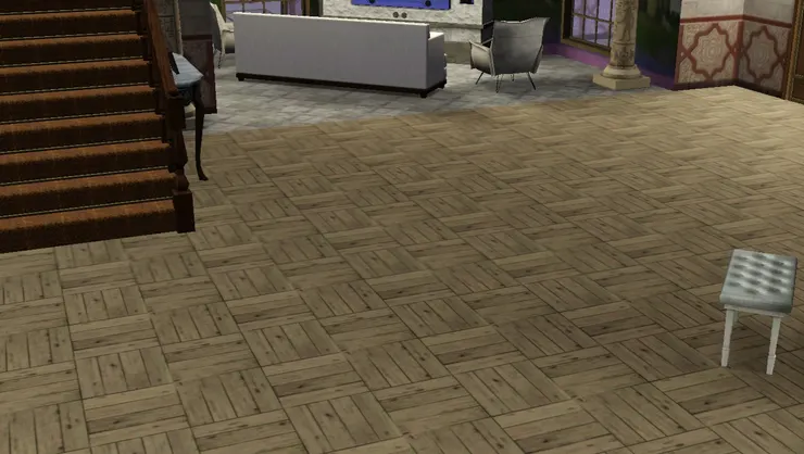 這裏大到每個區域都不相連。很多人住的話是個很大的好處。