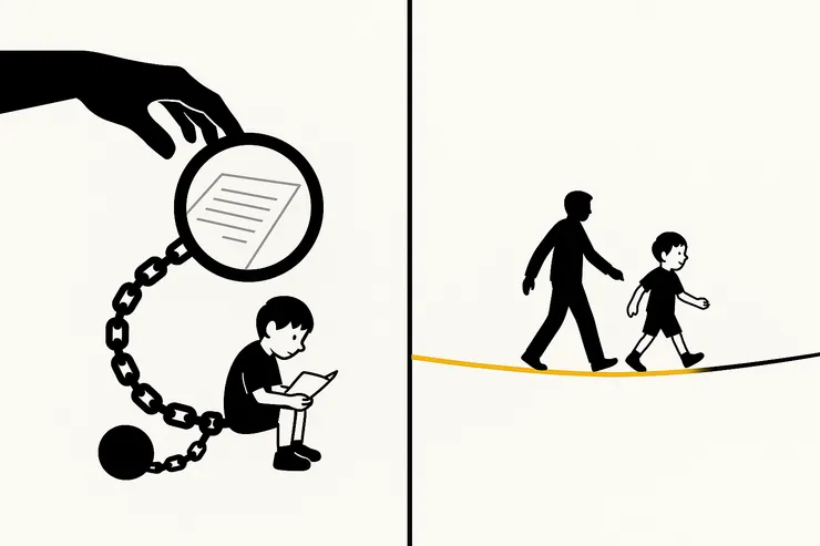 解開控制鎖鏈，共走細繩。打破「控制循環」，走向「支持過程」