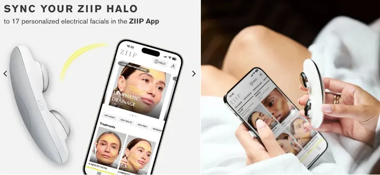 美容儀推薦│ZIIP HALO 好萊塢名人加持「掌上型」奈米微電流智能美膚管家