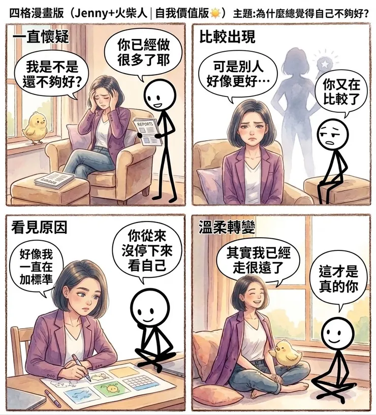 為什麼我們總覺得自己不夠好?