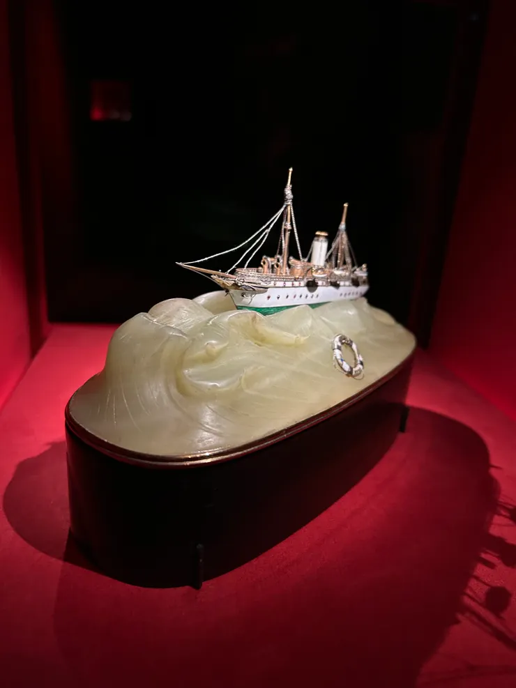 Varuna 遊艇微縮模型(現場拍攝)/官網圖片