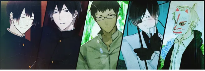 從左到右:水上→川瀨→花澤→氷川→面具之男