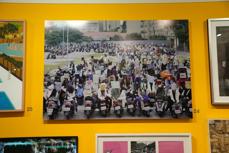 以疫情隔離為主題的攝影作品