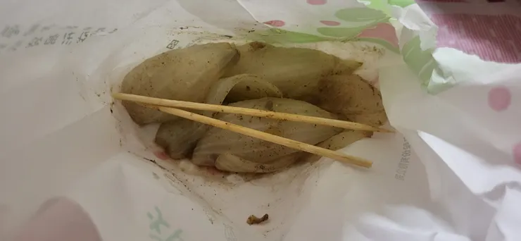 我還是第一次在鹹酥雞攤買洋蔥...