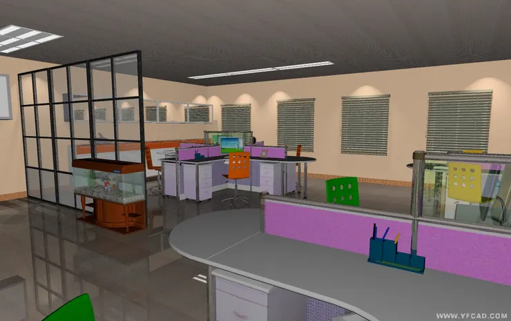 舊軟件最得我歡心的是很多漂亮實用的辦公桌。