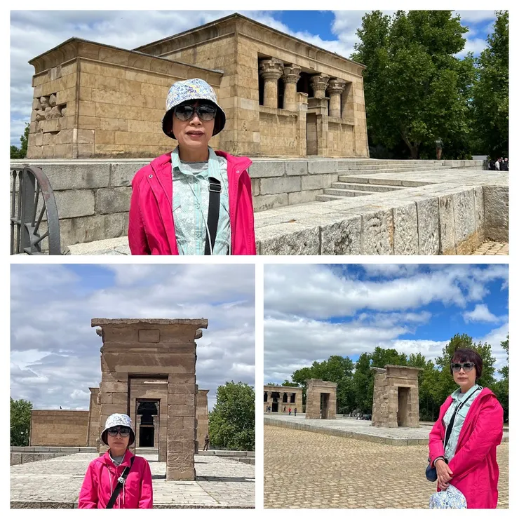 在馬德里看到埃及贈送的神廟