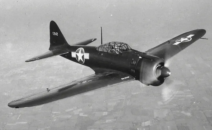於萊特基地（Wright Field）上空測試的 3372號，攝於1943年10月1日 © US Army Air Corps