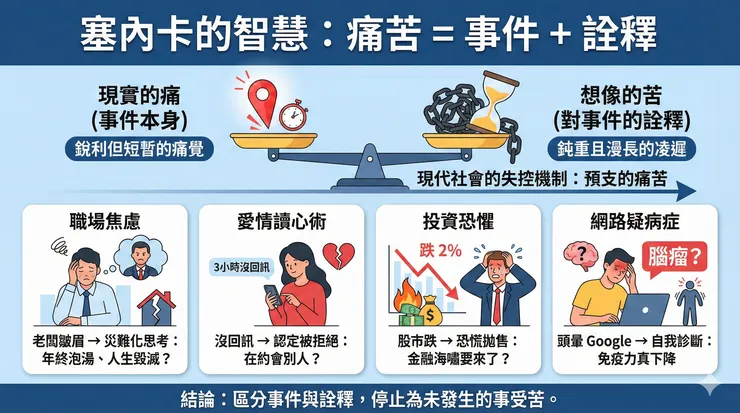 關於現代生活（職場、感情、理財、健康）焦慮來源