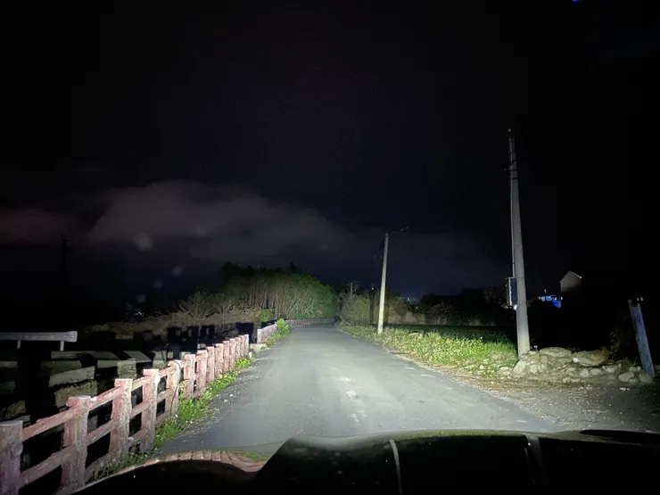 池上四點的路上