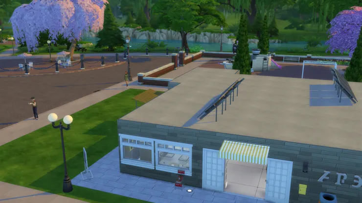 附近也當然不是公園,兩邊都是舊式的店舖住宅,位置大約在十月初五街。